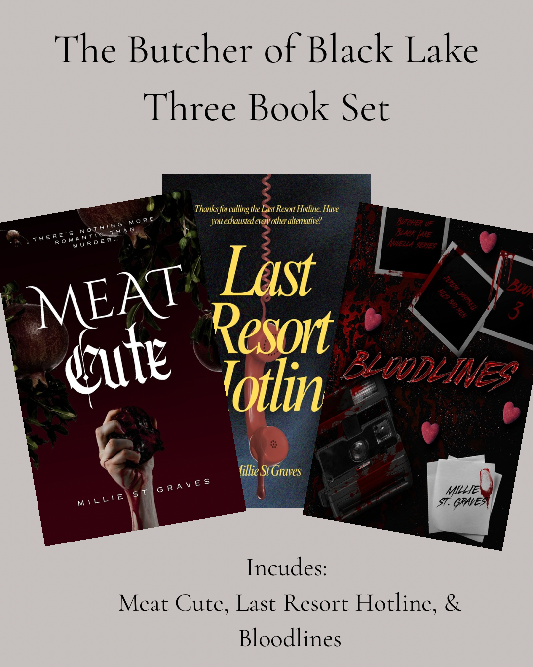 Butcher of Black Lake 3 Book Set