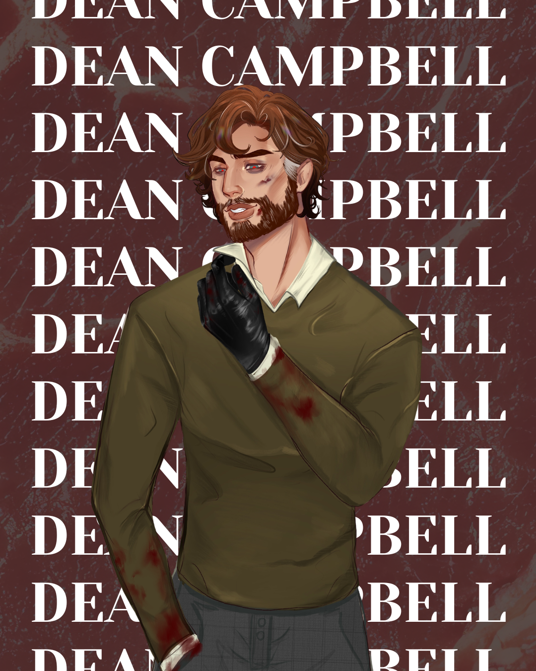 Dean Campbell Character Postcard: Meat Cute