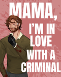 Meat Cute Character Postcard