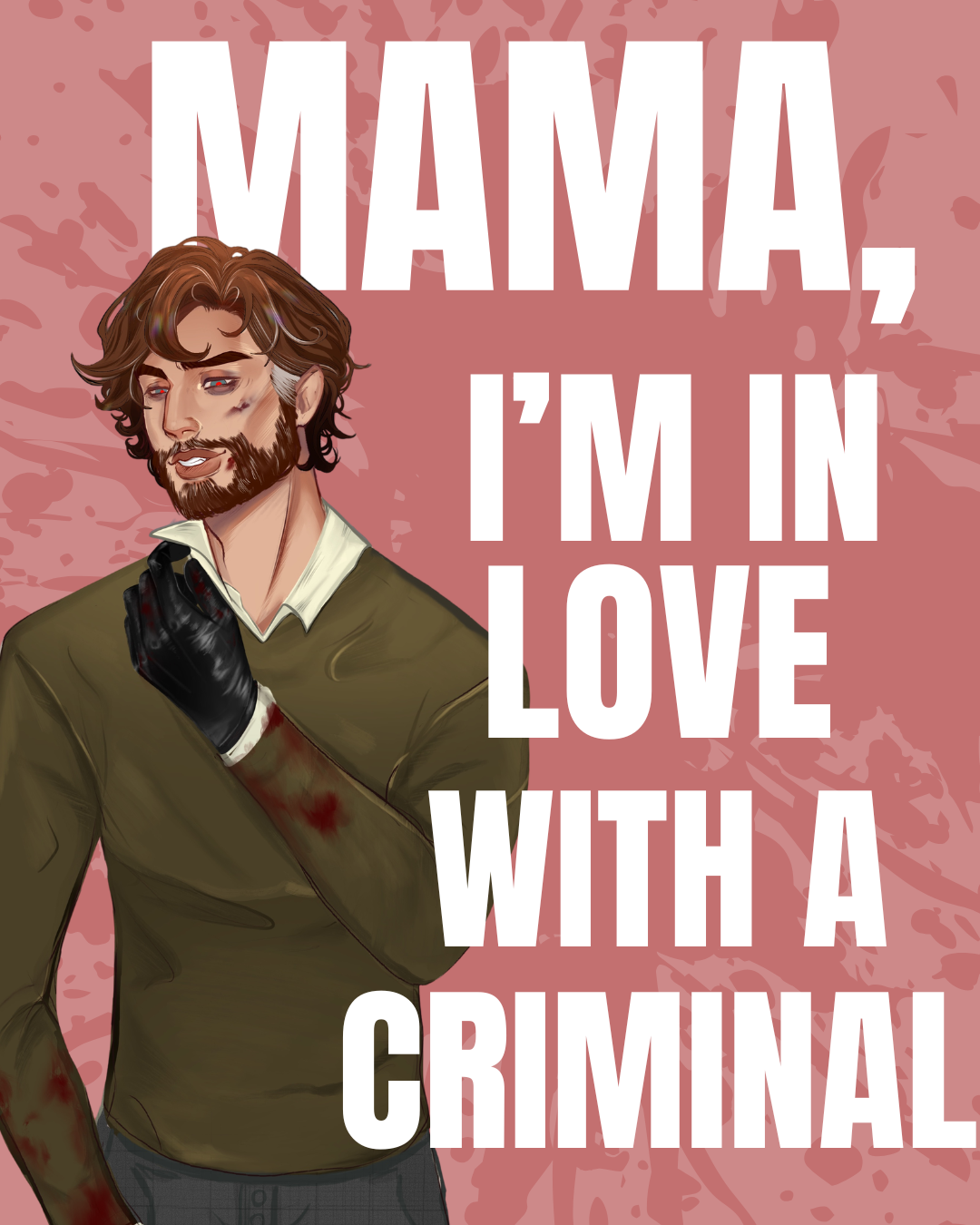 Meat Cute Character Postcard